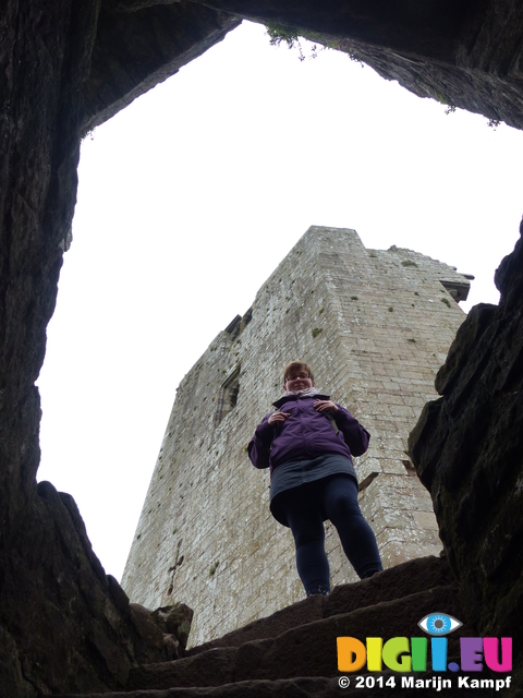 FZ009052 Jenni at Raglan Castle